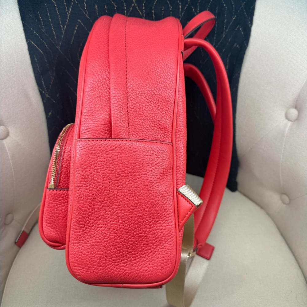 Michael Kors Bex Medium Pebbled Leather Backpack USED - Picture 3 of 7